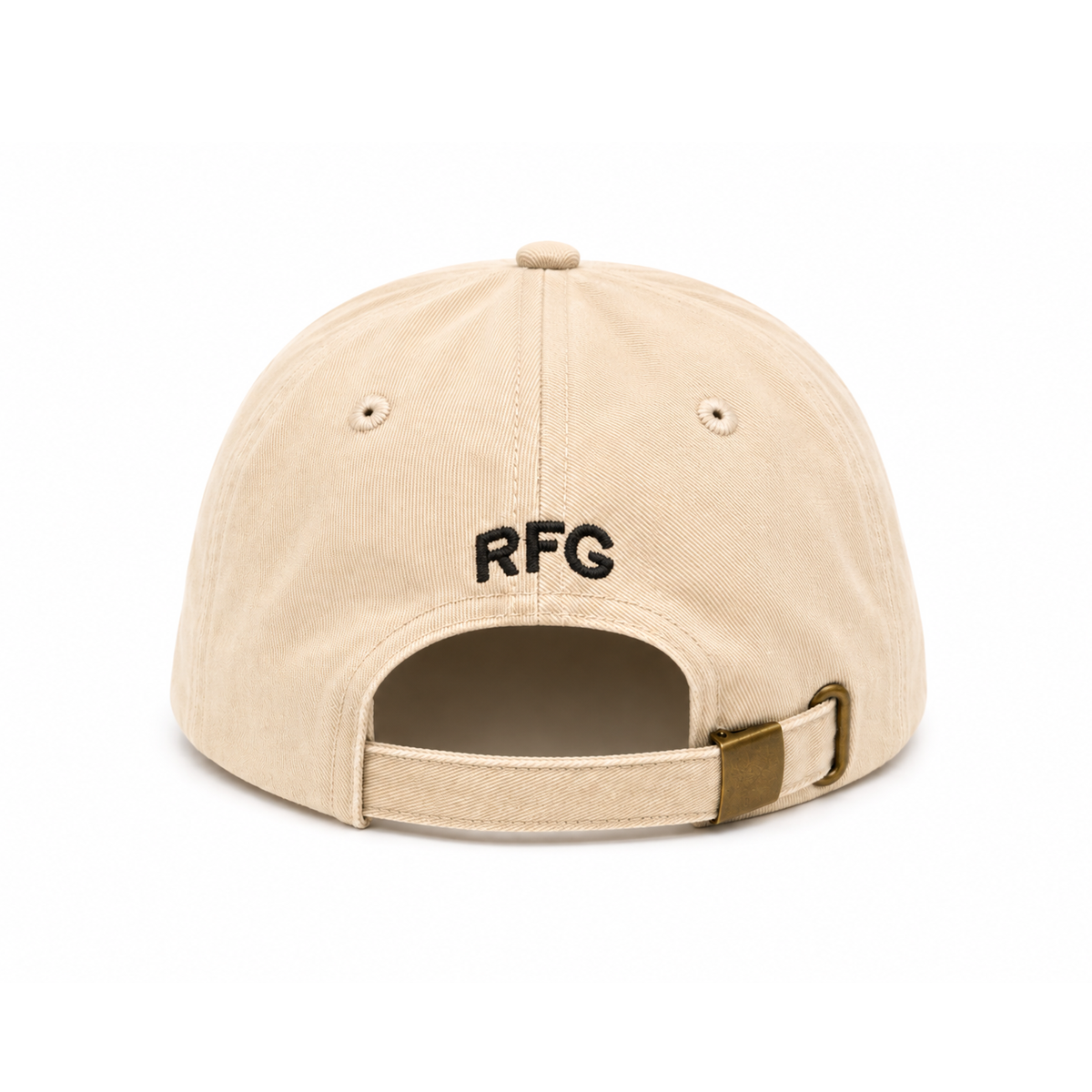 Relentless For God Dad Hat — KHAKI / Brown — Back